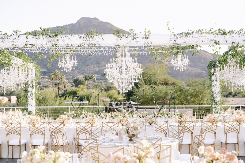 elegant pink gold wedding mandy marie events