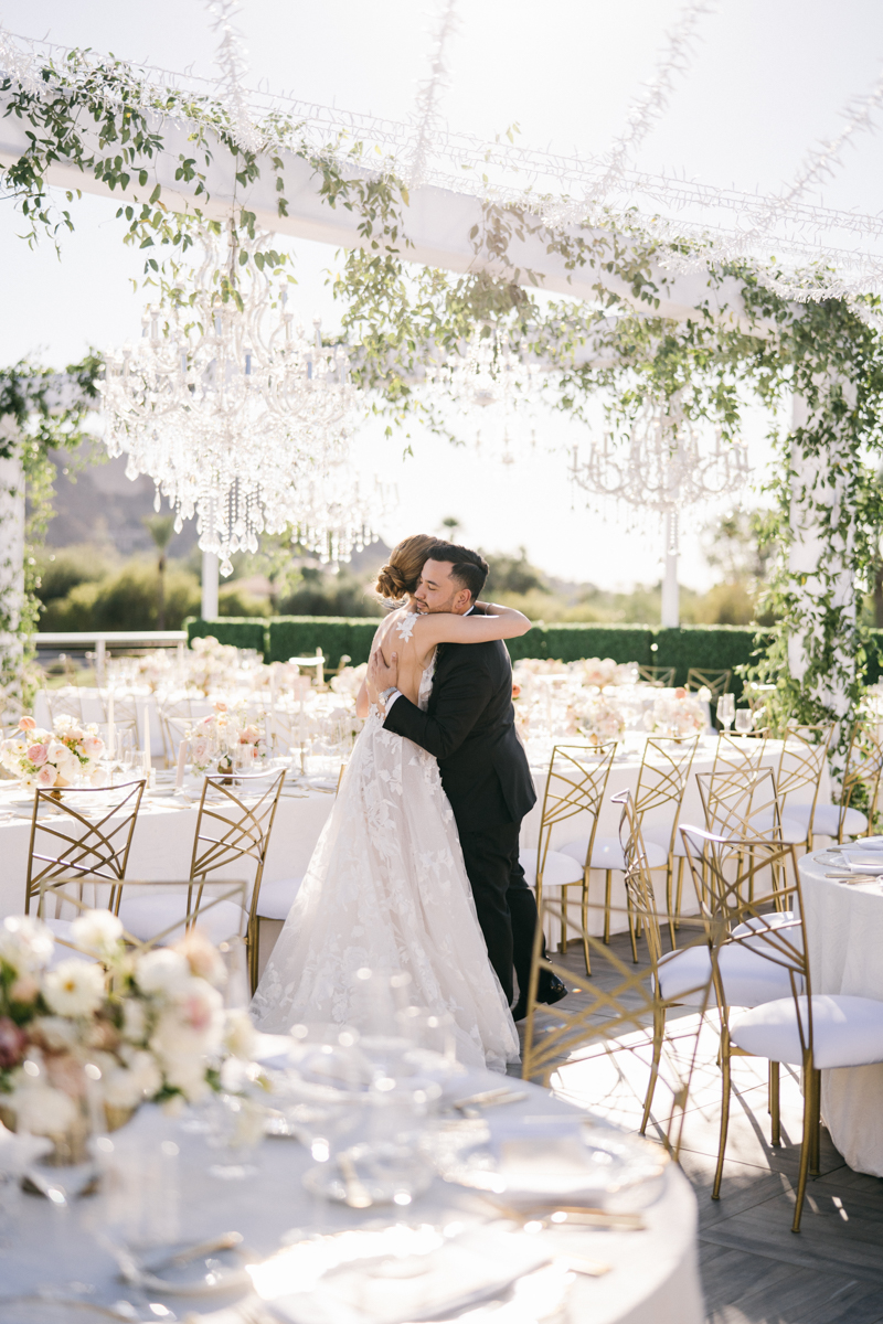 elegant pink gold wedding mandy marie events