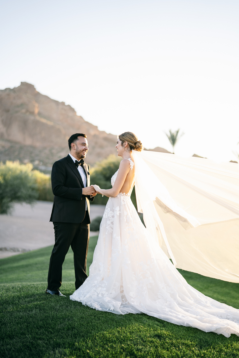 mountain shadows bride and groom portraits