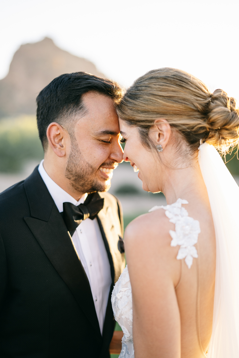 mountain shadows bride and groom portraits