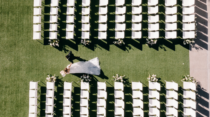 elegant mountain shadows wedding