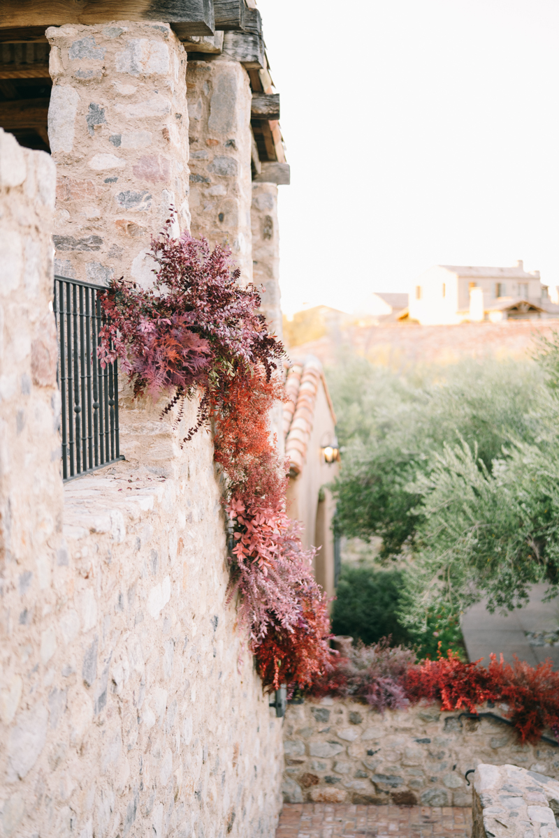 scottsdale arizona dried floral garland