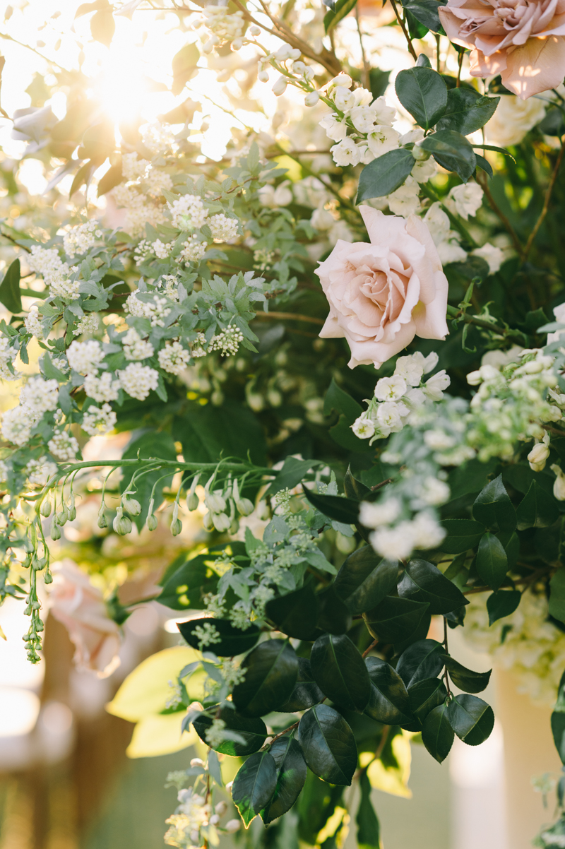 flowers at wedding