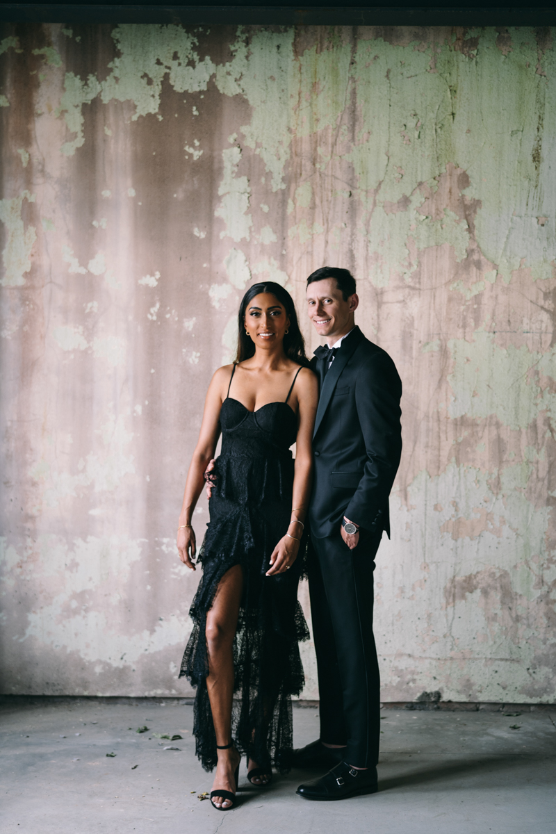 formal dress engagement photos 