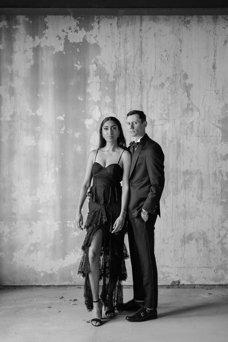 formal dress engagement photos 