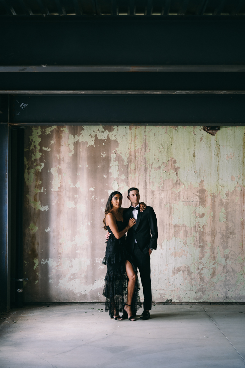 formal dress engagement photos 