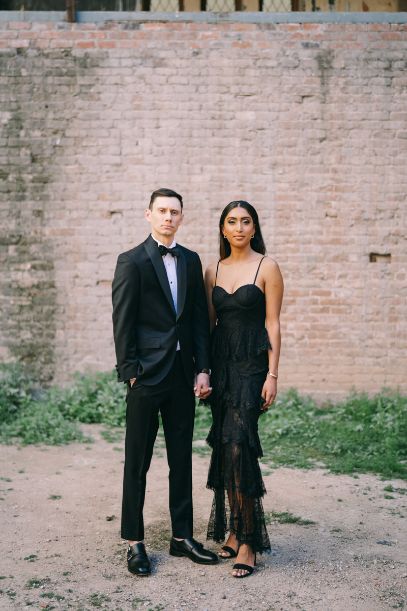 editorial engagement photos in abandoned building