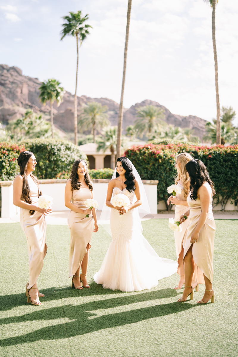 champagne bridesmaid dresses