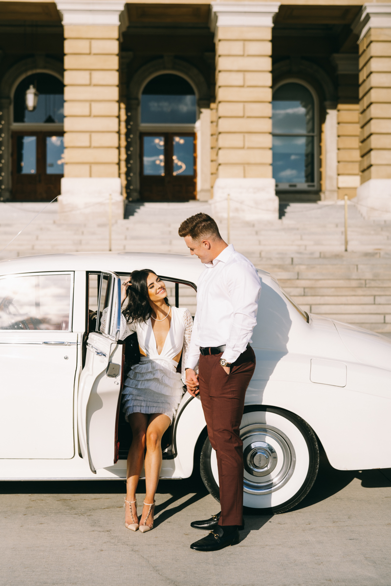 des moines iowa engagement session