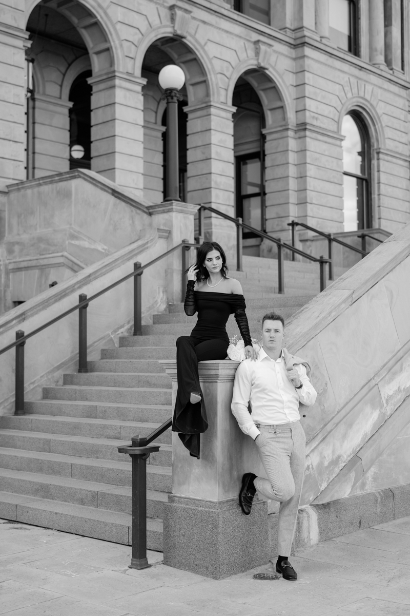 des moines iowa city engagement photos