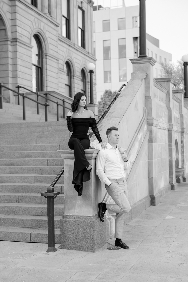 des moines iowa city engagement photos