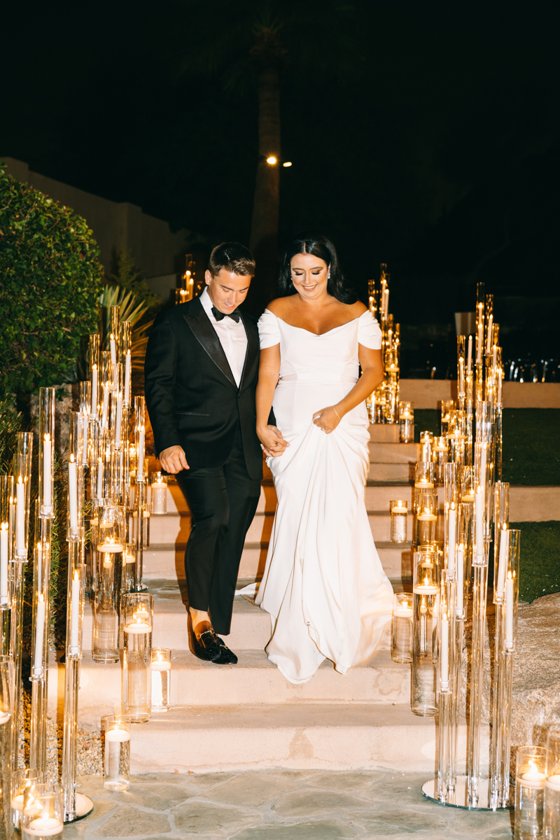 Scottsdale Luxury Wedding Grand Entrance 