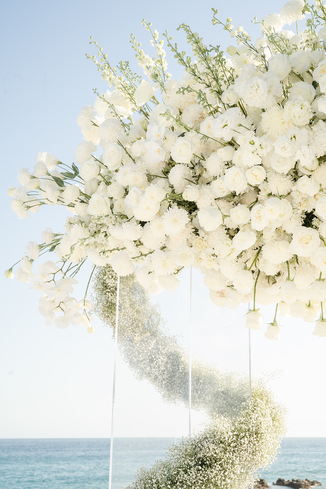 ocean front wedding in mexico grand velas cabo