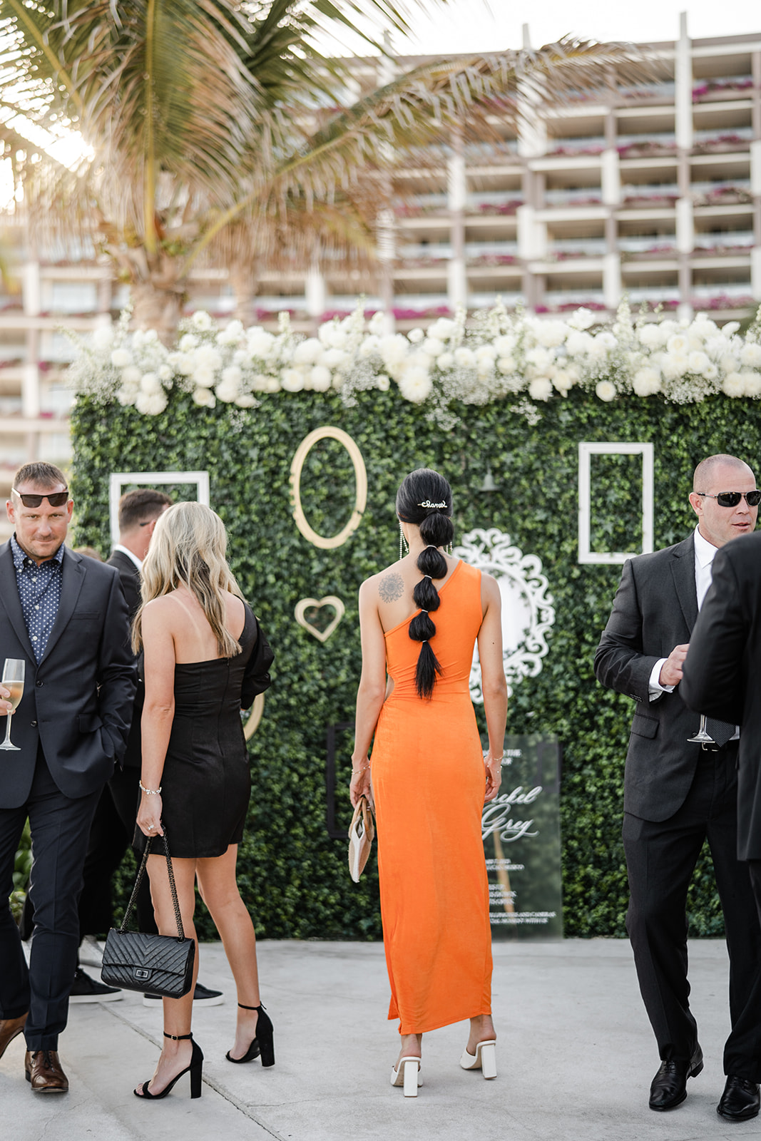 cocktail hour cabo mexico wedding