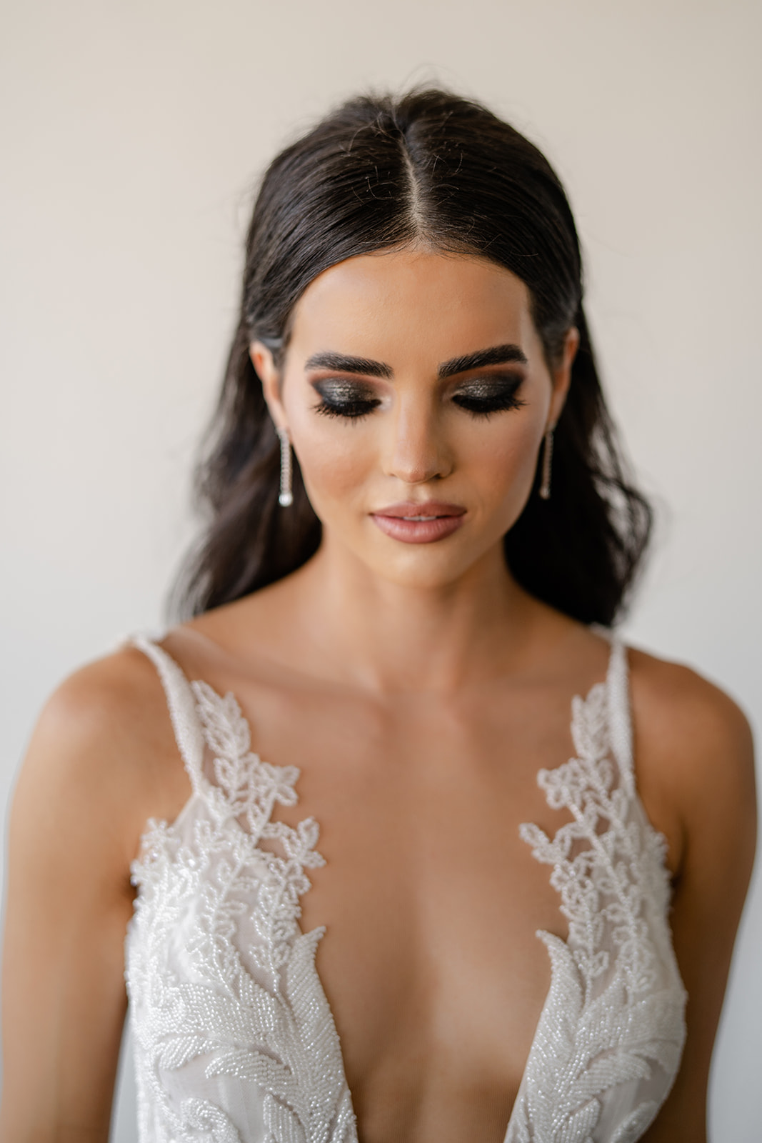 bride getting ready at grand Velas Cabo