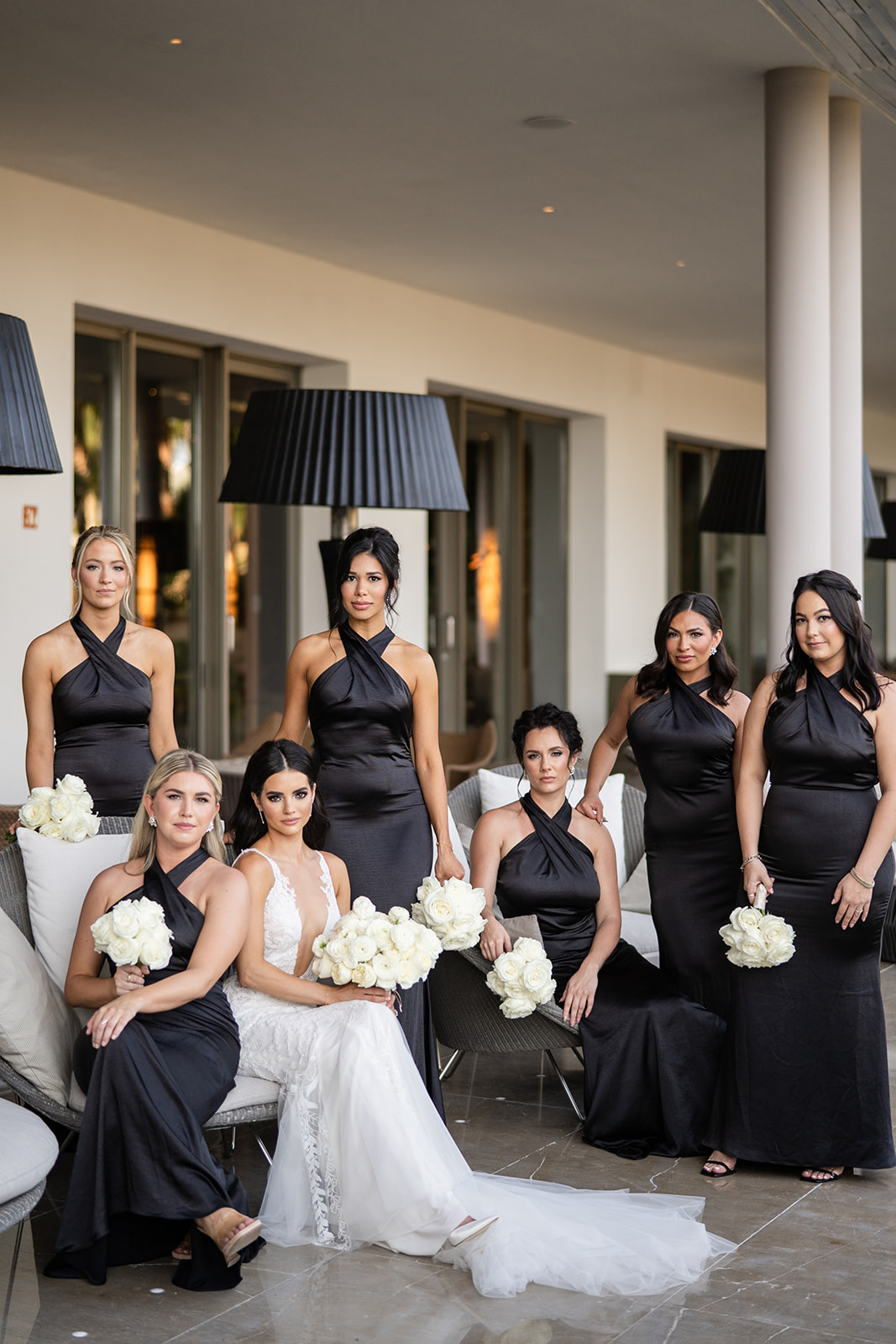bridesmaids at grand Velas Cabo
