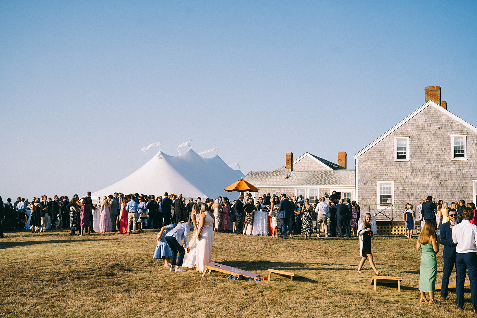 Luxury wedding reception in Nantucket