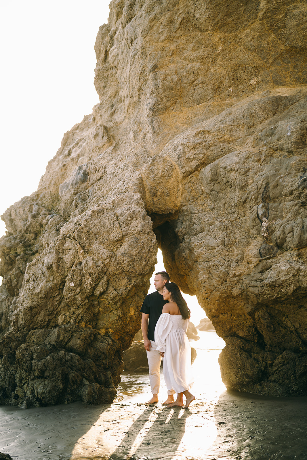 malibu engagement el matador beach california