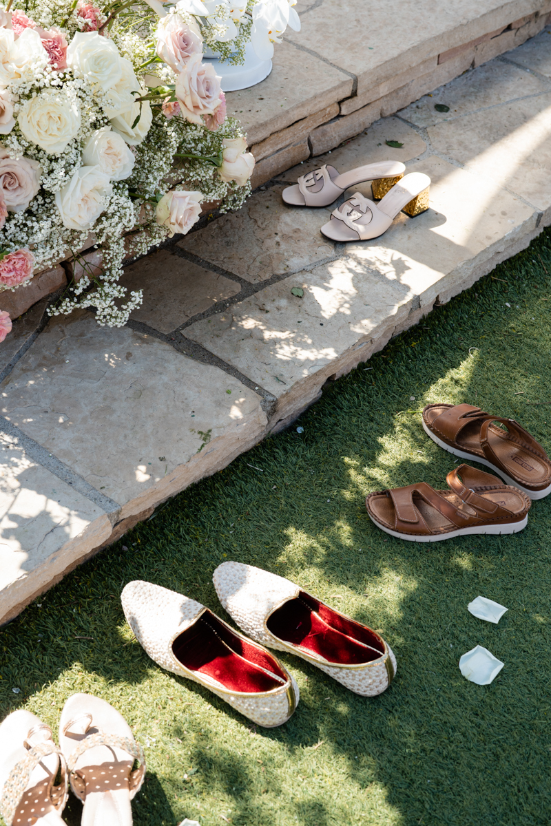 indian wedding ceremony at el chorro in paradise valley arizona