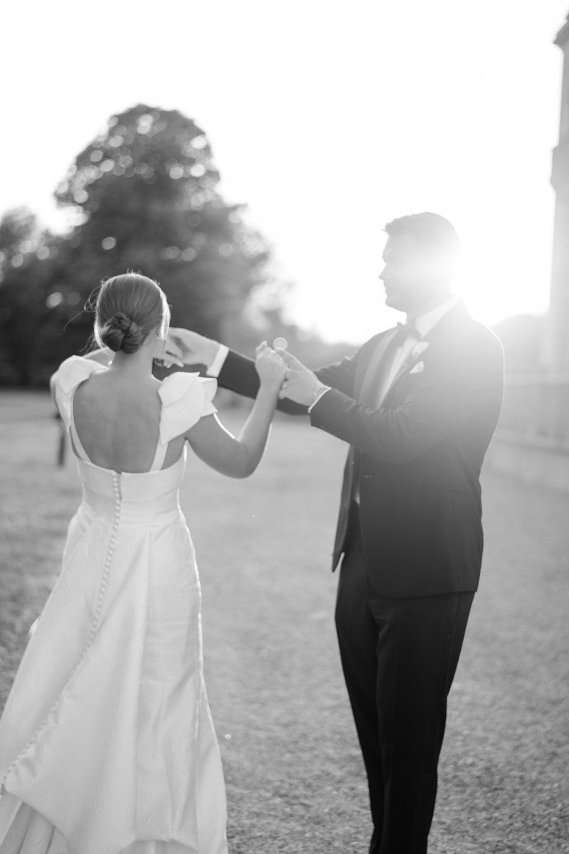 ochre court bride and groom portraits