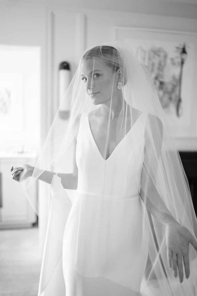 bride getting ready in Boston