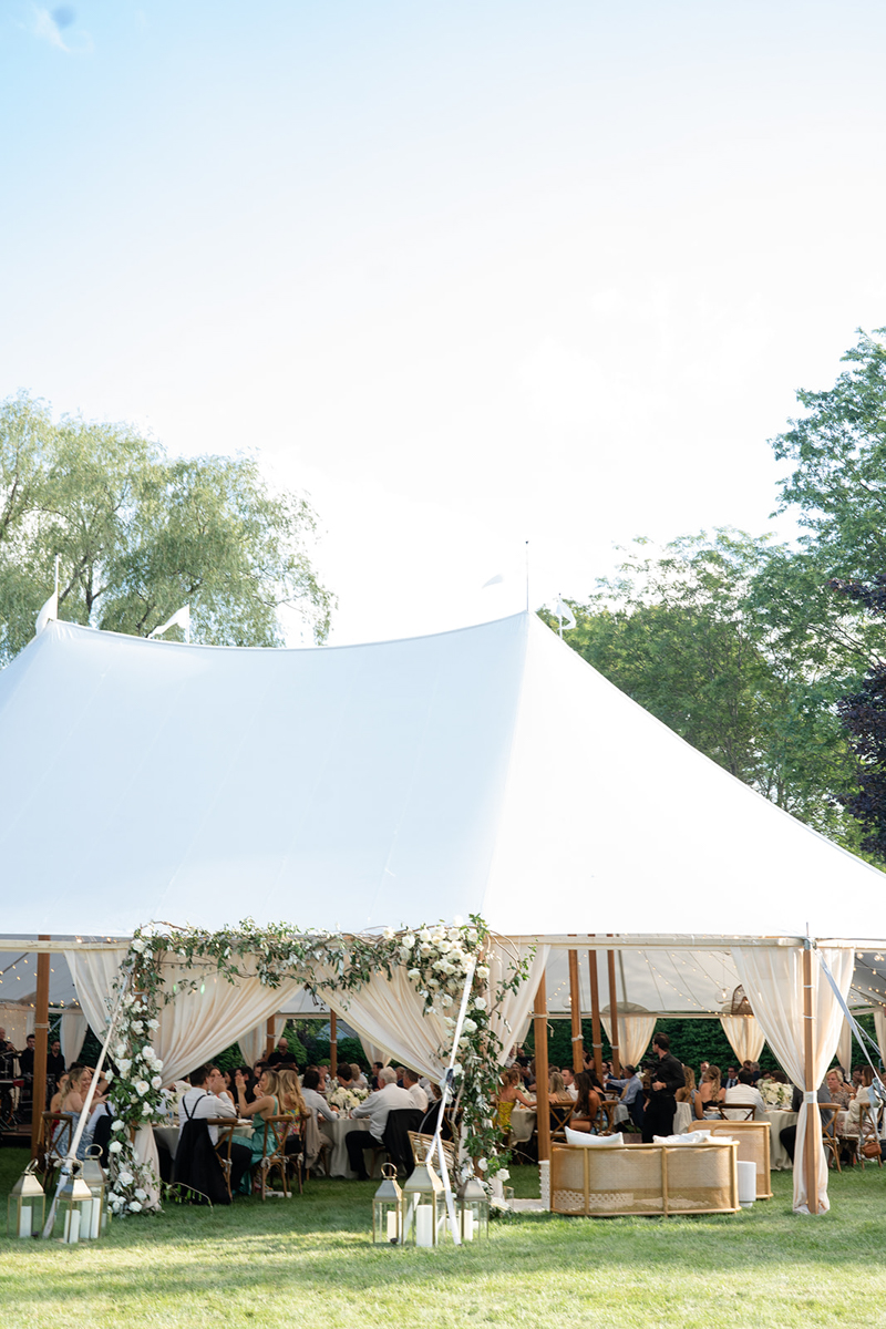 private estate tented wedding needham Massachusetts