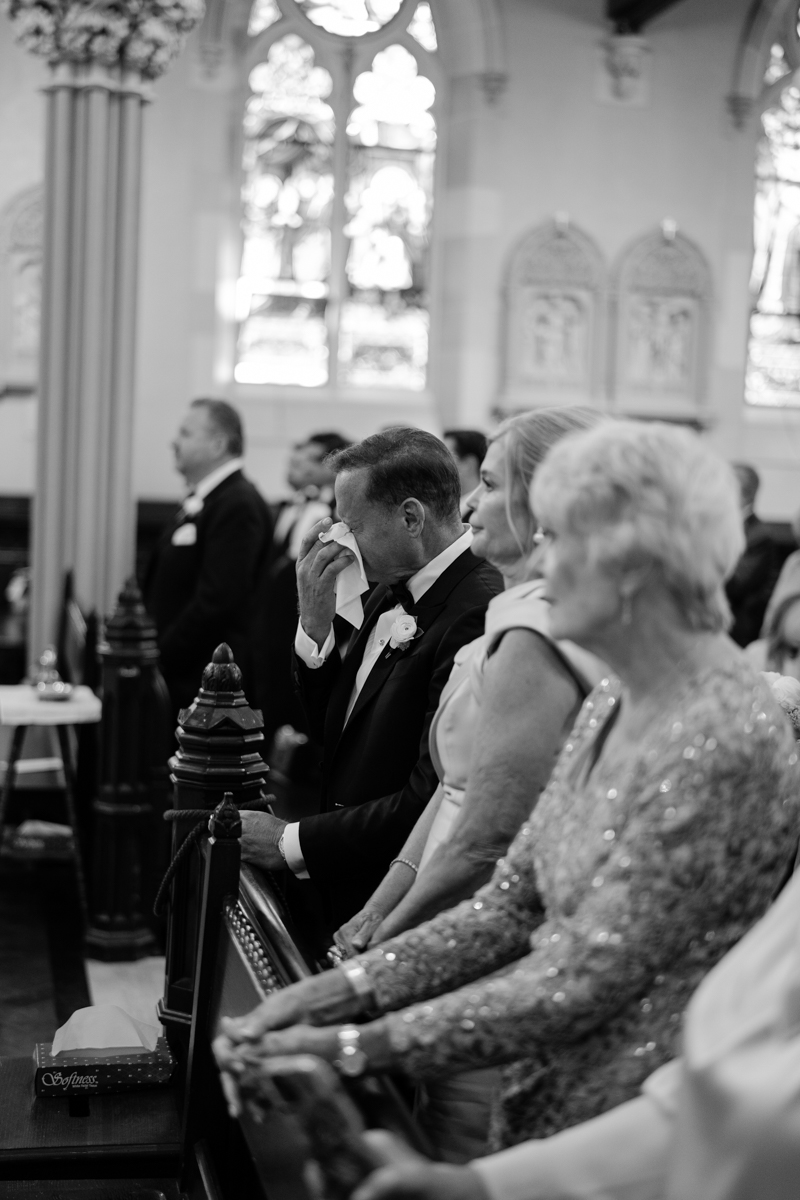 wedding at st Mary's Roman Catholic Church Newport ri