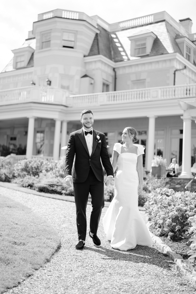 the chanler bride and groom portraits Newport ri