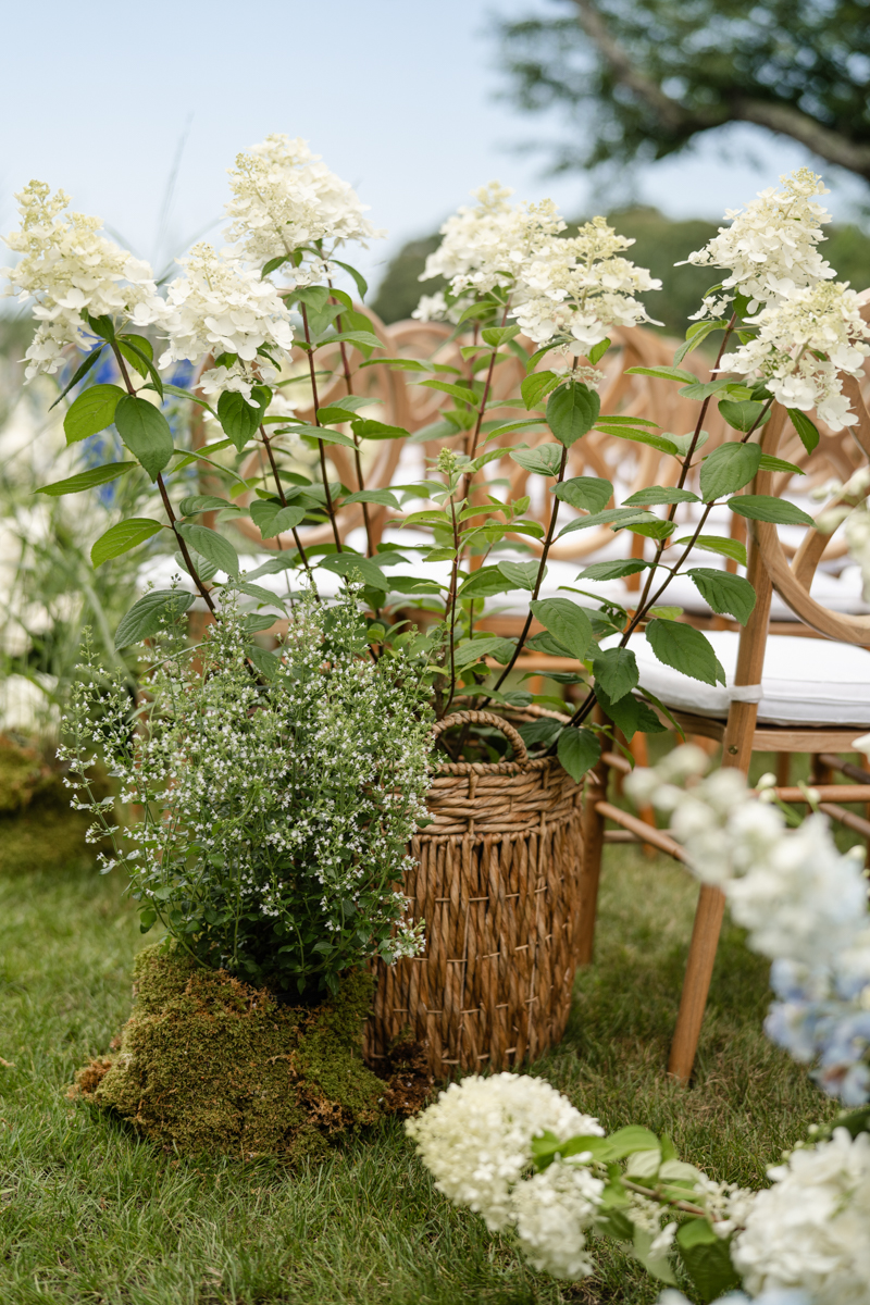 ocean front ceremony on private estate in cape cod