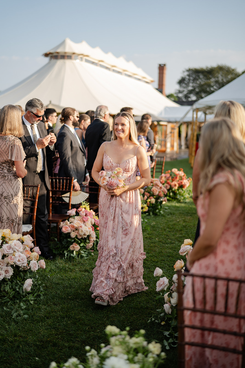 castle hill inn wedding ceremony