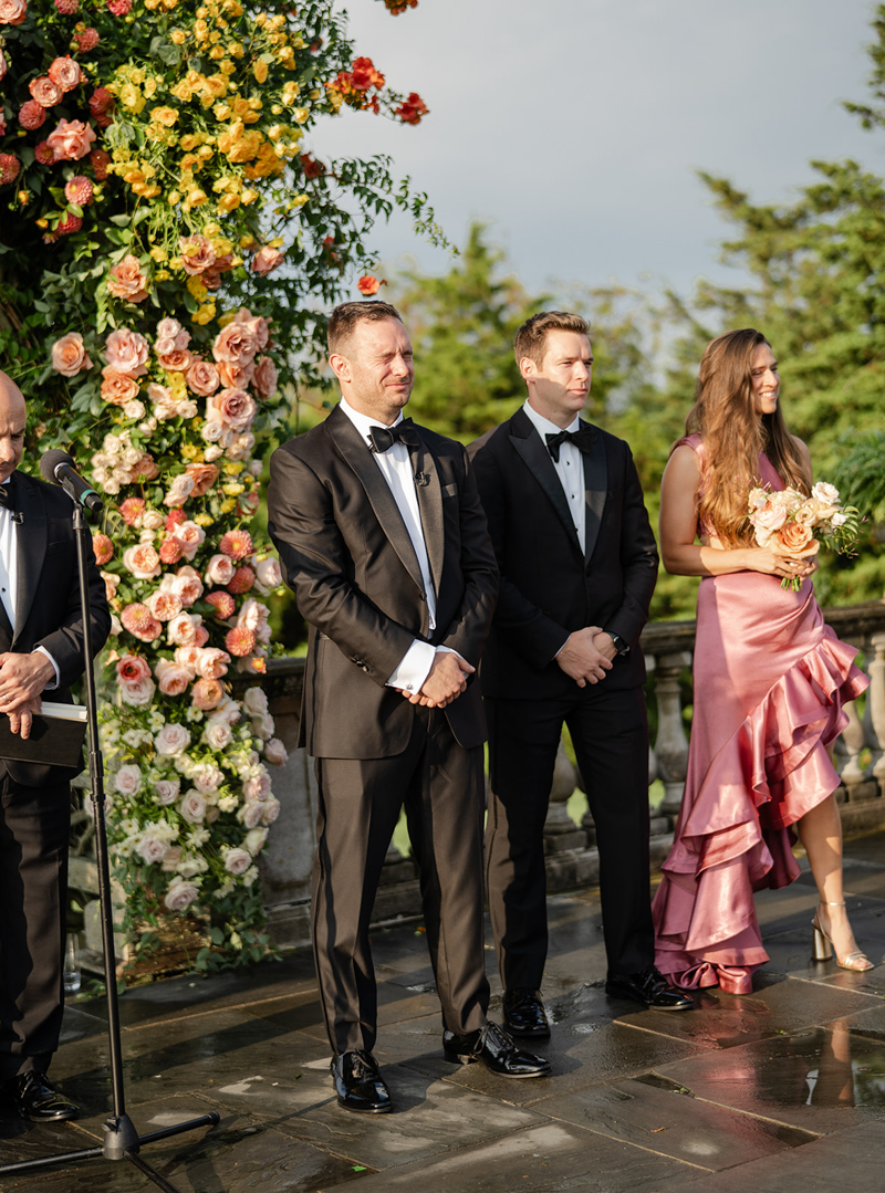 castle hill inn wedding ceremony