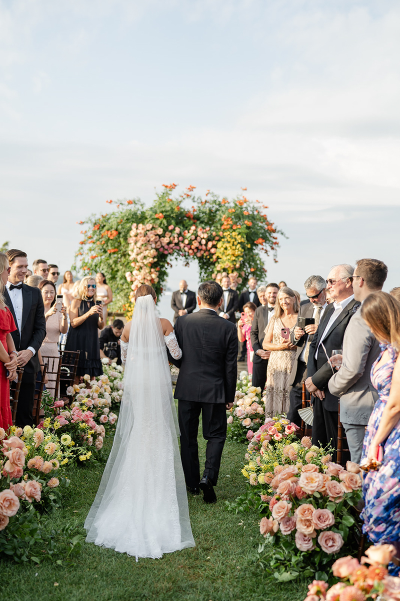 castle hill inn wedding ceremony