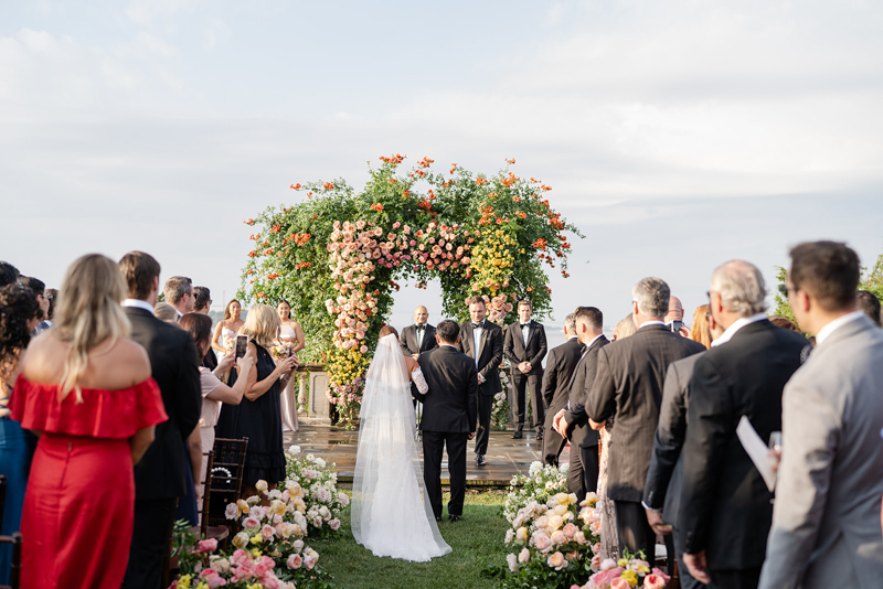 castle hill inn wedding ceremony