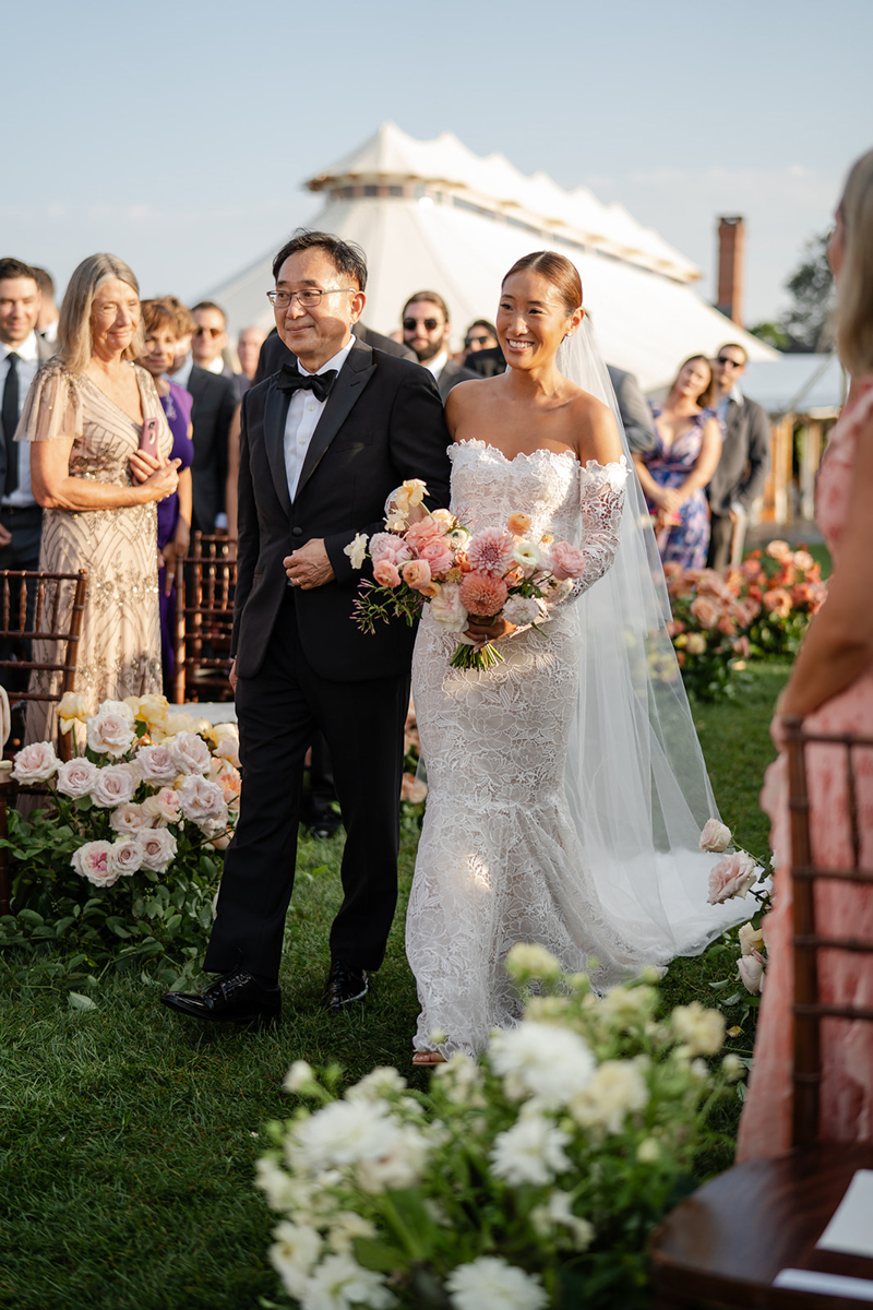 castle hill inn wedding ceremony