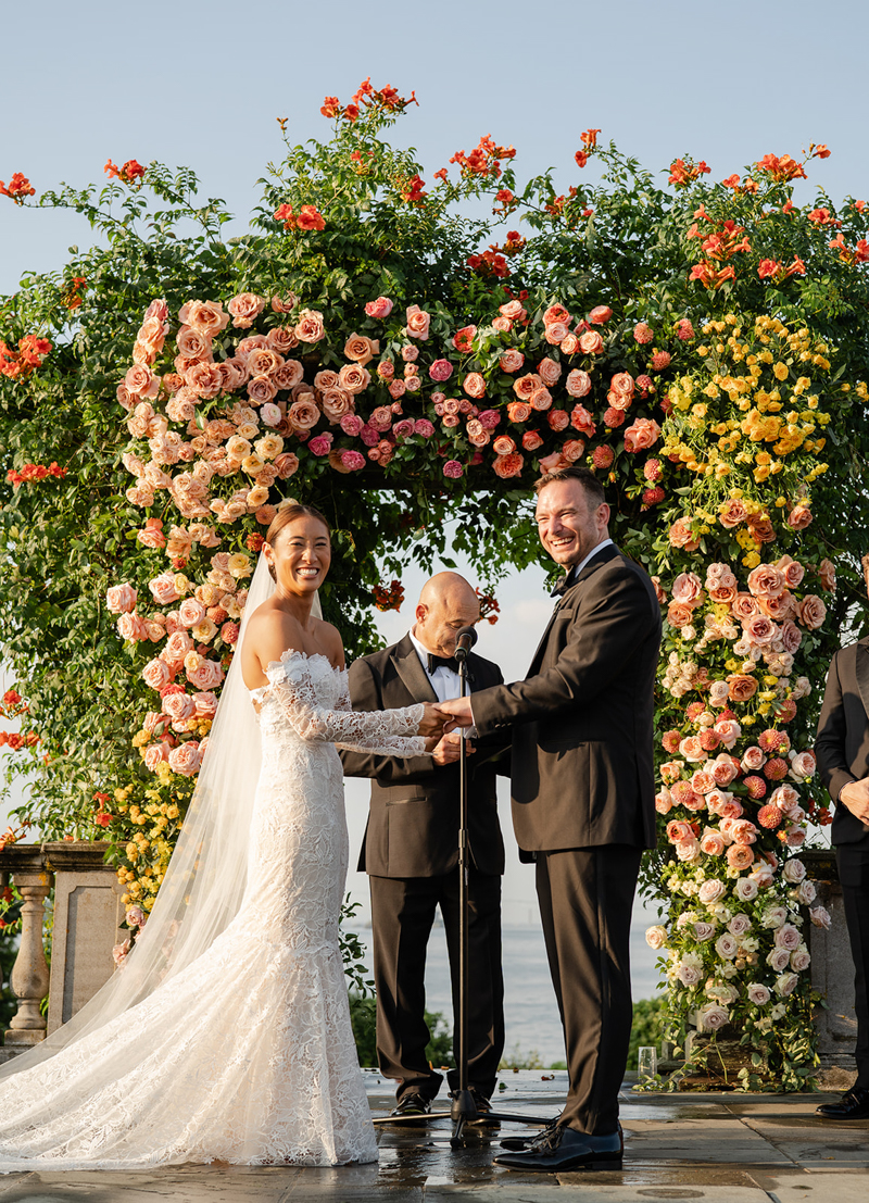 castle hill inn wedding ceremony