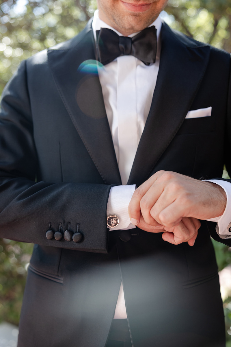 groom getting ready