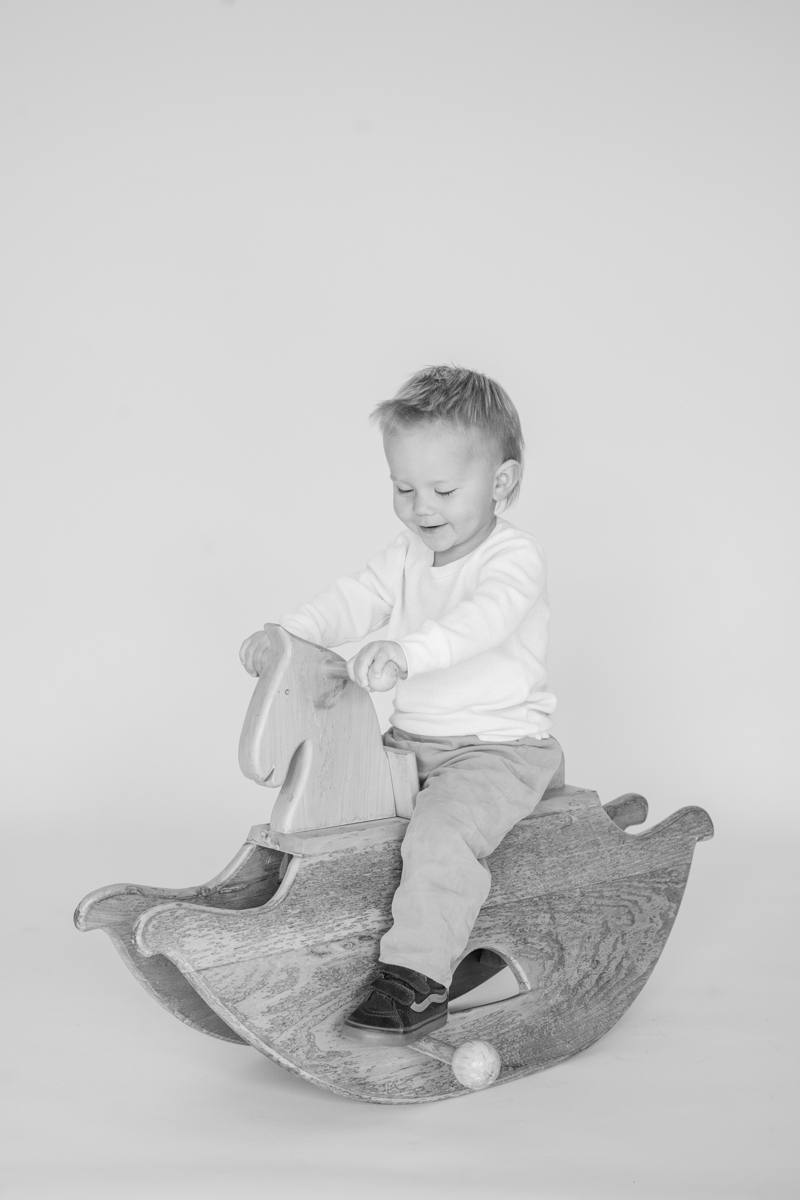 baby in studio photo session