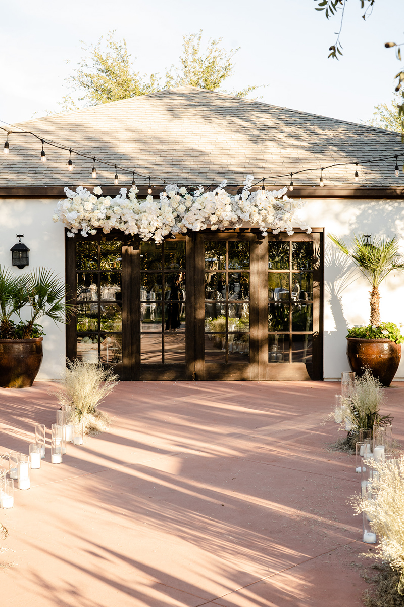 desert wedding floral