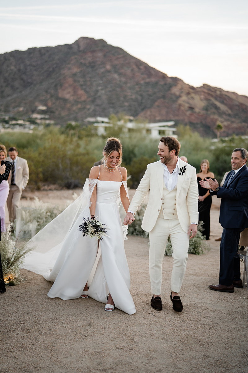 desert wedding ceremony