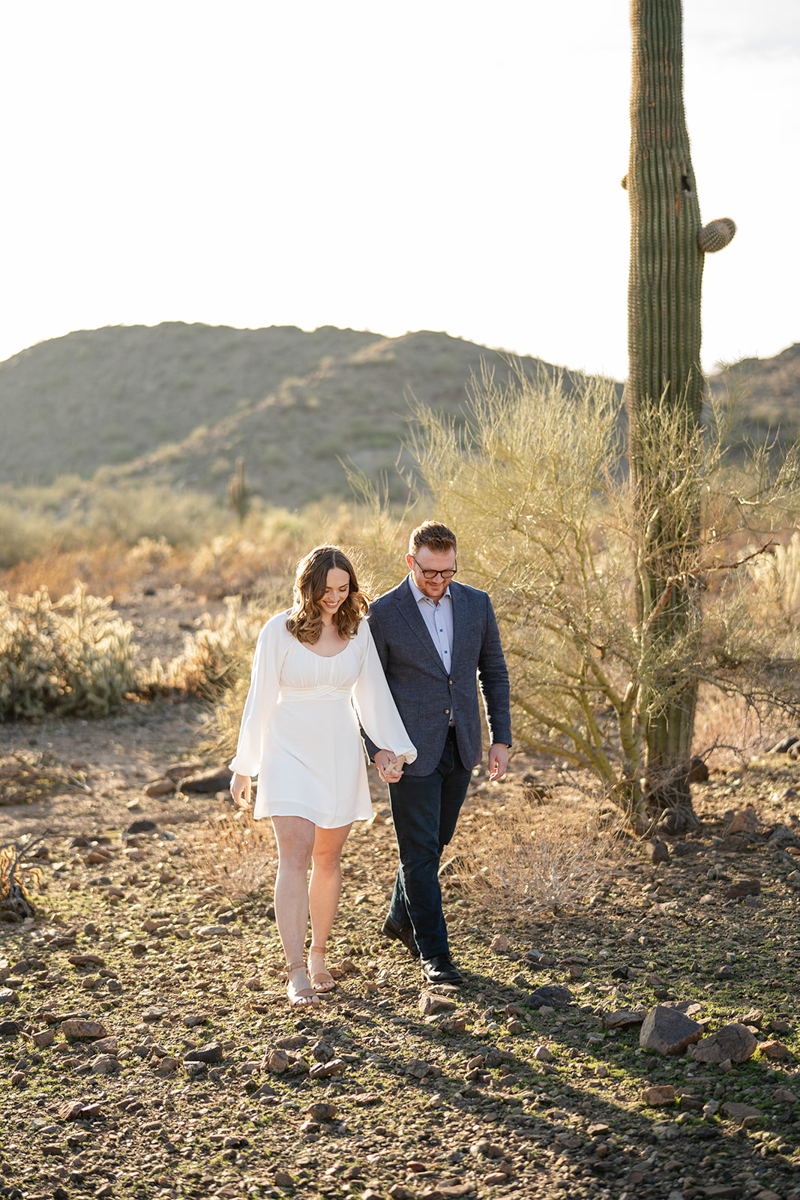 desert Arizona engagement session