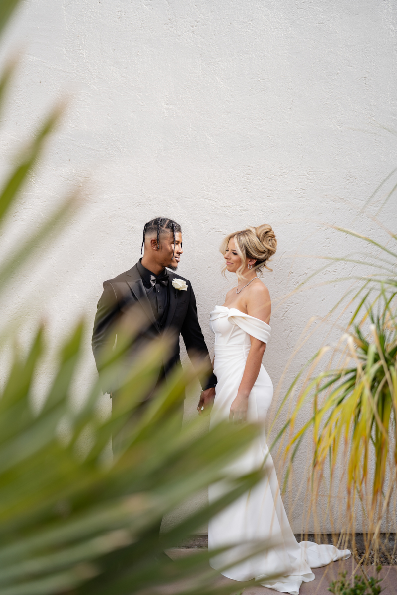 bride and groom at Hyatt regency scottsdale