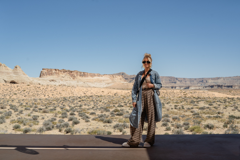 Jaimee Morse at Amangiri