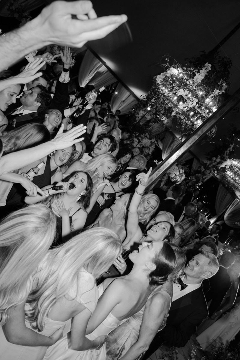 dance floor reception photos