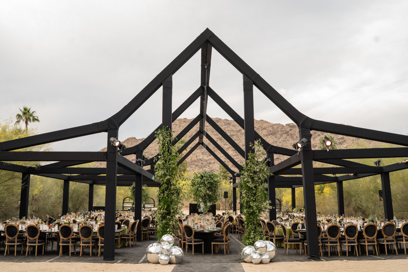 Green and Black NFL Wedding