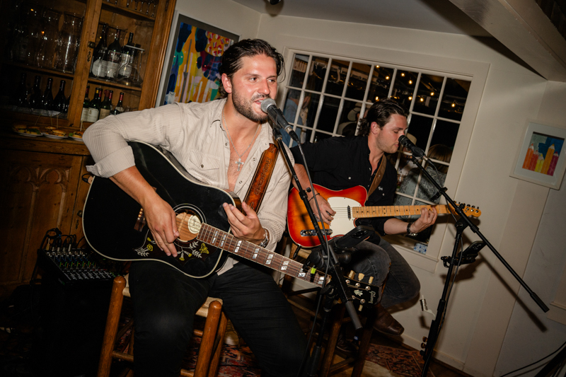 Country themed welcome party on nantucket