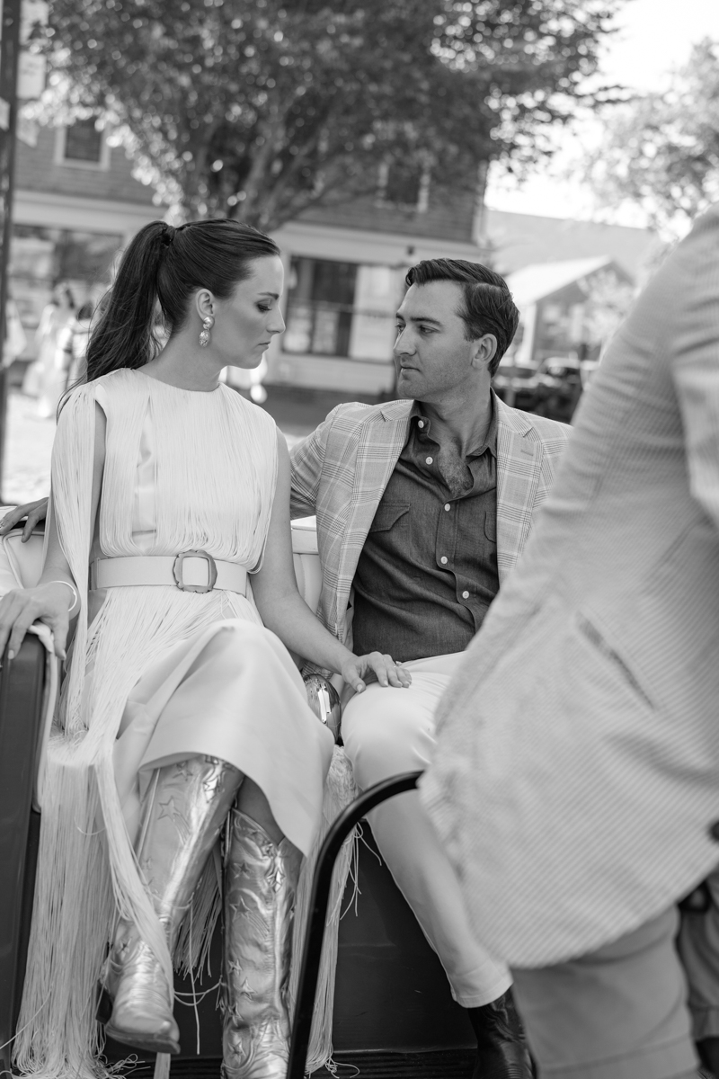 Nantuk Tuk on Nantucket with Bride and Groom