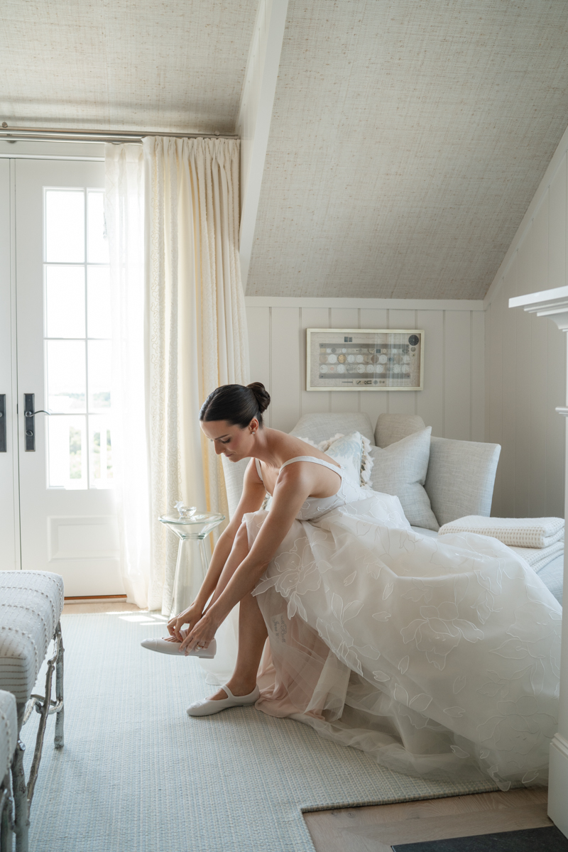 Getting ready portraits of bride