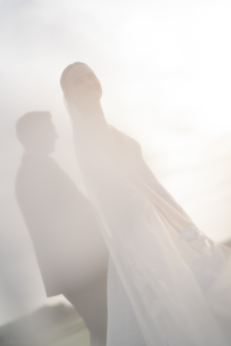 bride and groom portraits at Nantucket Golf Club