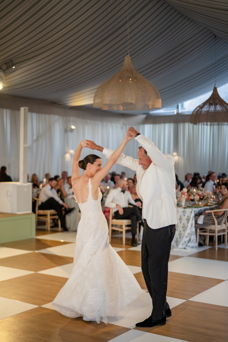 Tented wedding at Nantucket Golf Club