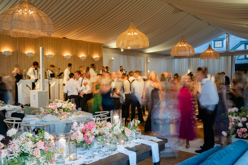 Tented wedding at Nantucket Golf Club